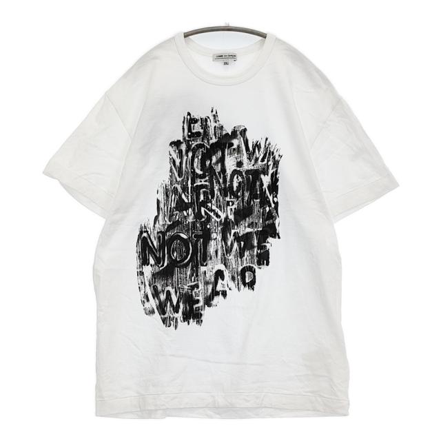 COMME des GARCONS 京都店限定 ADAM PENDLETON OJ-T001 XXL 半袖Ｔシャツ カットソー AD2024 ホワイト メンズ コムデギャルソン【中古】5-1022S♪