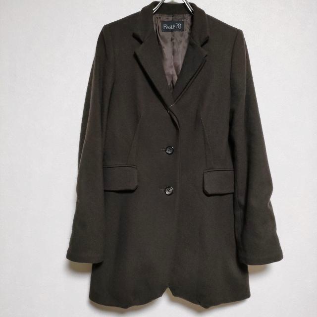 BASILE 28 カシミヤ100％ サイズ42 ジャケット コート ブラウン レディース バジーレ28【中古】3-0909T∞の通販は 5,830円