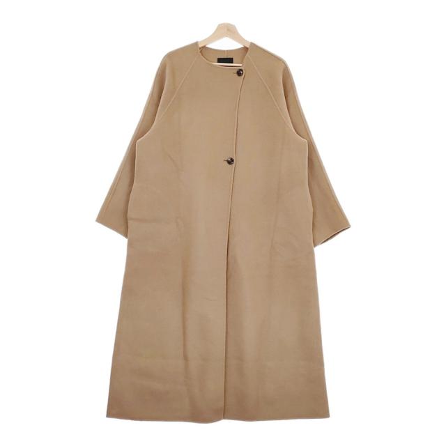 Spick and Span SUPER110Sダブルビーバー ストールセットコート 定価59400円 23AW キャメル レディース スピックアンドスパン【中古】4-1105A♪の通販は