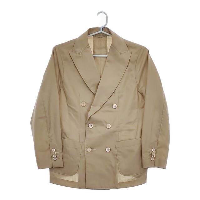 45R/45rpm サマーウールのジャケット WOMEN 定価69300円 ダブル 24SS ベージュ レディース フォーティーファイブアールピーエム【中古】5-0315M♪