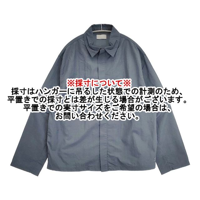 sturla 新品 Zip Sleeve Shirt UK製 ジップジャケット サイズM 長袖シャツ グレー メンズ スターラ【中古】6-0412M∞_7