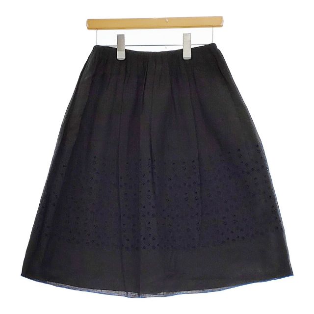 ミナペルホンネ刺繍のスカート 美品】mina perhonen flower diamond