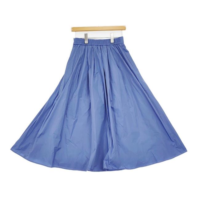 IENA メモリータフタフレアスカート サイズ38 定価20900円 24060900516040 ロングスカート 24AW ブルー レディース イエナ【中古】5-0614M♪ IENA メモリータフタフレアスカート サイズ38 定価20900円