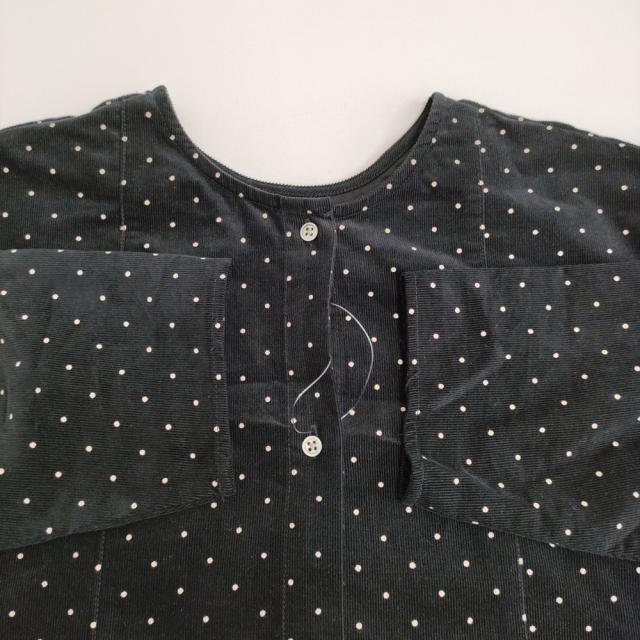 かぐれ ドットコーデュロイ2WAYワンピース GA47-26M006 ワンピース 24AW ブラック ベージュ レディース かぐれ【中古】6-0210T♪