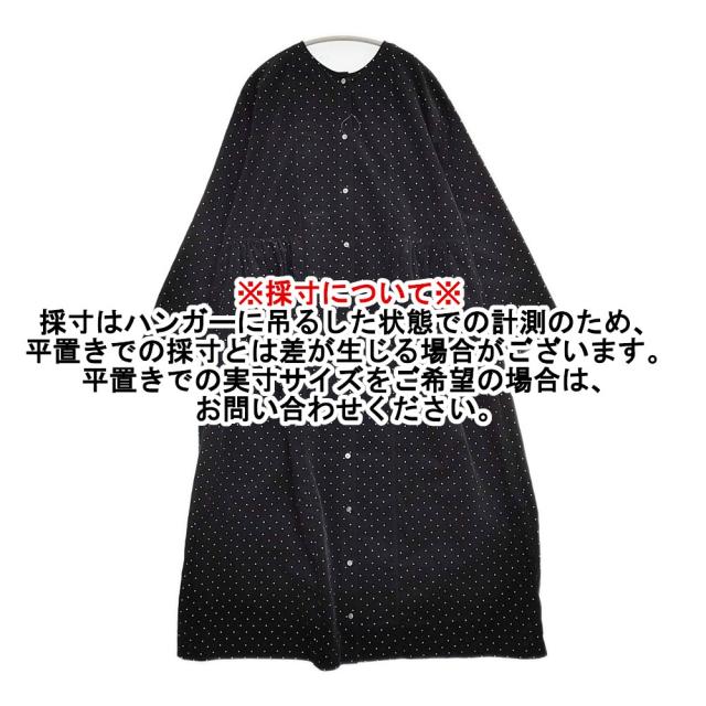 かぐれ ドットコーデュロイ2WAYワンピース GA47-26M006 ワンピース 24AW ブラック ベージュ レディース かぐれ【中古】6-0210T♪