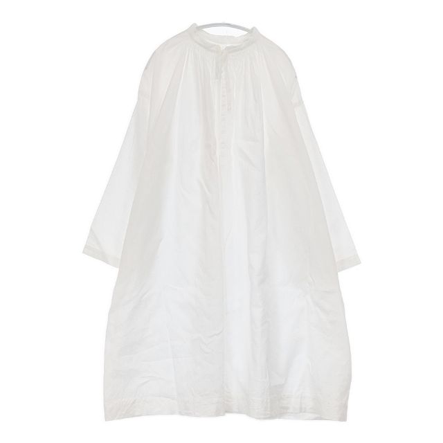 nest Robe/UpcycleLino WIFE&HUSBAND church dress チャーチドレス ワンピース ホワイト レディース ネストローブ/アップサイクルリノ【中古】6-0815M∞