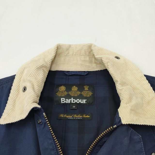 3-1006M☆Barbour OVERDYE BORDER ボーダー オーバーダイ ノンオイル