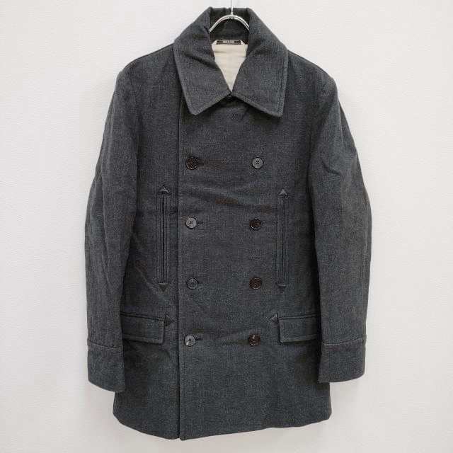 Maison Martin Margiela REPLICA PEA COAT oslo 1932 イタリア製 14ライン ピーコート 14AW グレー メゾンマルタンマルジェラ【中古】3-1