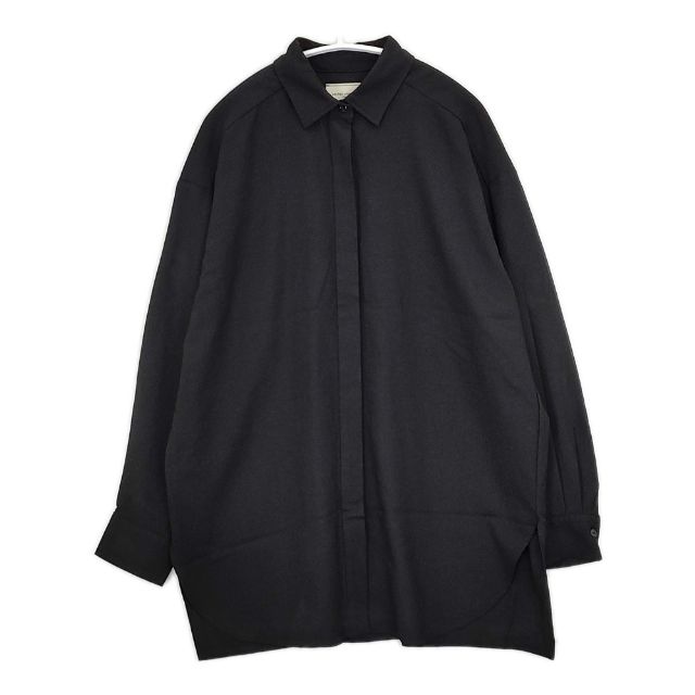 UNITED ARROWS ビッグシャツ ブラウス 1521-144-4554 ウール混 長袖 