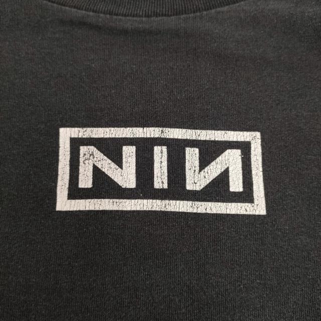 Nine Inch Nails ナイン・インチ・ネイルズ 90年代 NIN The Downward Spiral バンドTシャツ ALL SPORT XL 長袖Ｔシャツ カットソー ロンＴ ブラック メンズ【中古】6-0509M♪_4