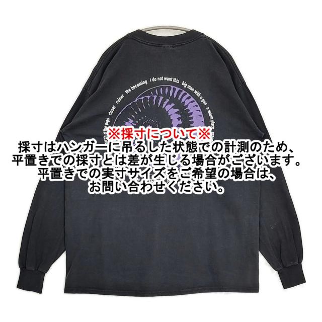 Nine Inch Nails ナイン・インチ・ネイルズ 90年代 NIN The Downward Spiral バンドTシャツ ALL SPORT XL 長袖Ｔシャツ カットソー ロンＴ ブラック メンズ【中古】6-0509M♪_9