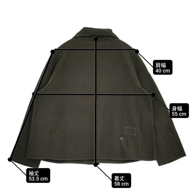 45R/45rpm カノコニットソーのジャケット サイズ2 25SS カーキ レディース フォーティーファイブアールピーエム【中古】6-0509M♪_5