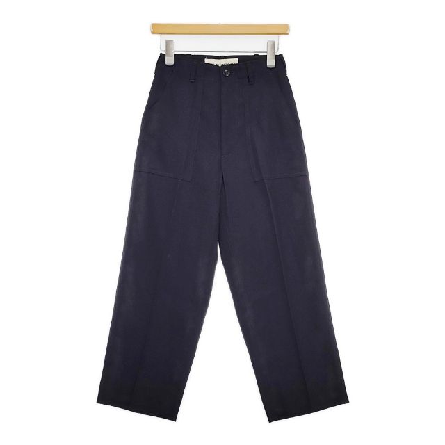 THE SHINZONE BAKER PANTS TYPE-3 定価31900円 24AMSPA09 ベイカー パンツ 24AW ネイビー レディース シンゾーン【中古】6-0520G∞