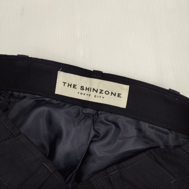 THE SHINZONE BAKER PANTS TYPE-3 定価31900円 24AMSPA09 ベイカー パンツ 24AW ネイビー レディース シンゾーン【中古】6-0520G∞_2