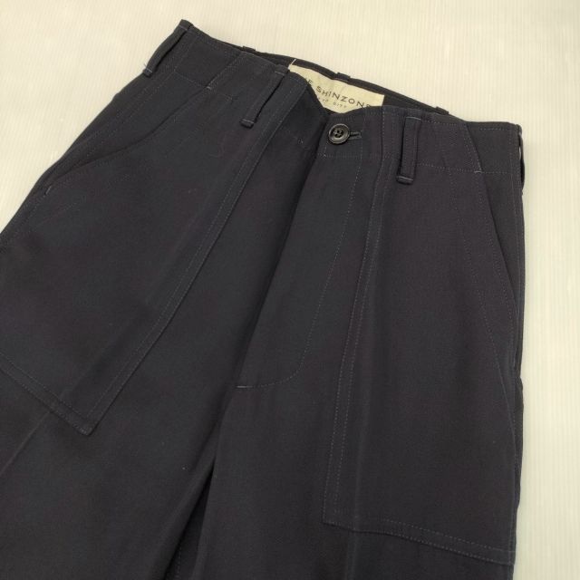 THE SHINZONE BAKER PANTS TYPE-3 定価31900円 24AMSPA09 ベイカー パンツ 24AW ネイビー レディース シンゾーン【中古】6-0520G∞_3