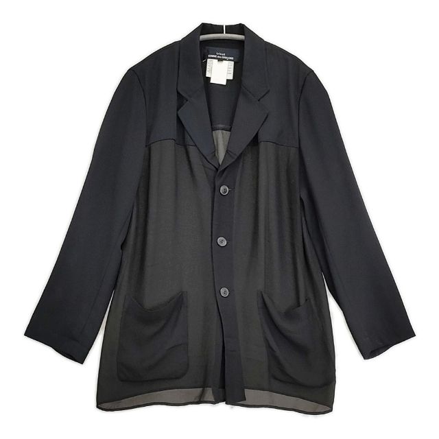 tricot COMME des GARCONS シアー ジャケット 90年代 ブラック レディース トリココムデギャルソン【中古】6-0520M∞