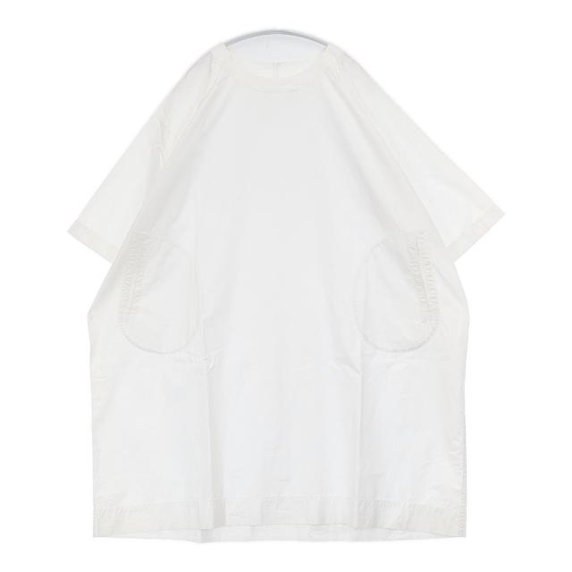 ARTS&amp;SCIENCE コットン サイズ1 052-L525-060 ワイドシルエット ワンピース ホワイト レディース アーツ&amp;サイエンス【中古】6-0526M♪