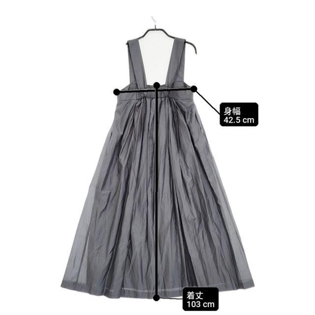 MARECHAL TERRE 新品 Salopette skirt サロペットスカート サイズ1 ZMT242OP113 ワンピース 24SS グレー レディース マルシャルテル【中古】6-0307M♪_4
