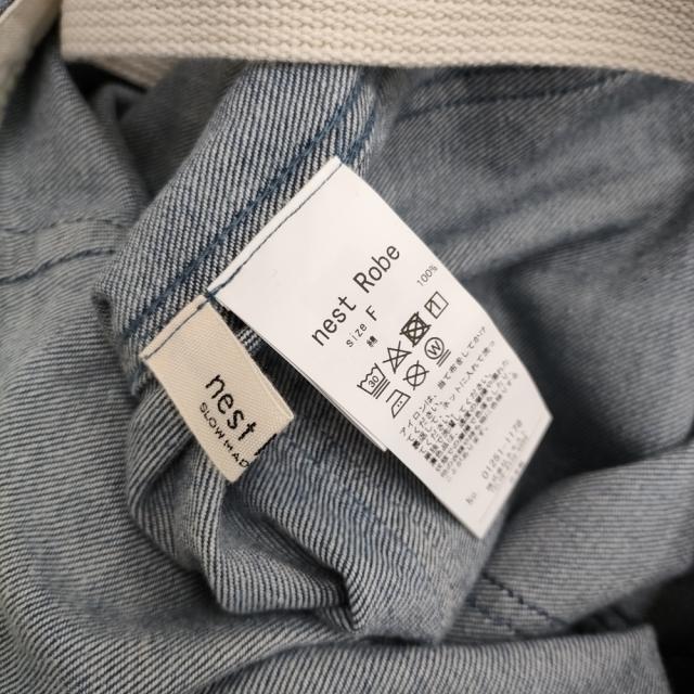 nest Robe デニムデッキサロペット 01251-1178 サロペット 25SS ブルー レディース ネストローブ【中古】6-0307G♪_2