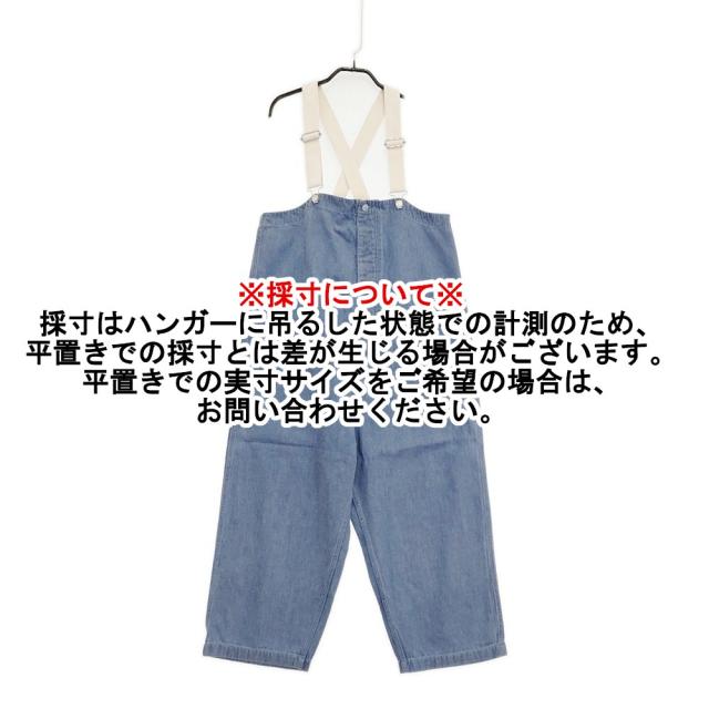 nest Robe デニムデッキサロペット 01251-1178 サロペット 25SS ブルー レディース ネストローブ【中古】6-0307G♪_6