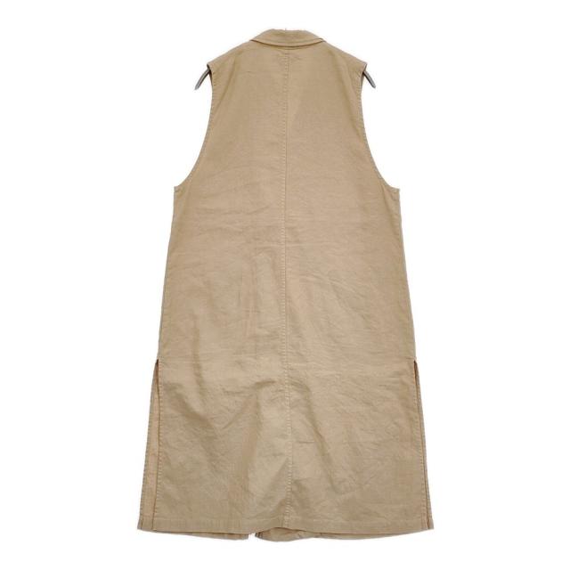 nest Robe UpcycleLino ノースリーブトレンチベスト 01231-1305 リネンコットンロングベスト 23SS ベージュ レディース ネストローブ【中古】6-0403M♪_1
