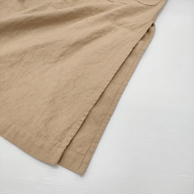 nest Robe UpcycleLino ノースリーブトレンチベスト 01231-1305 リネンコットンロングベスト 23SS ベージュ レディース ネストローブ【中古】6-0403M♪_4