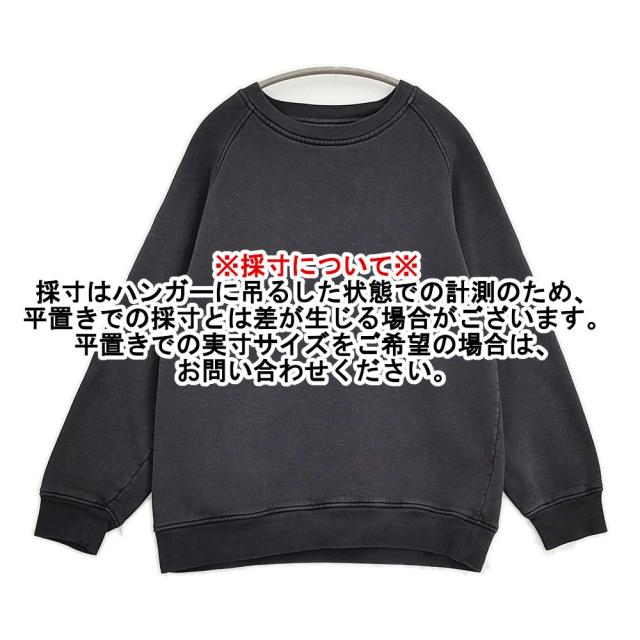 COMOLI コットン吊裏毛 クルーネック サイズ1 V01-05002 スウェット ブラック メンズ コモリ【中古】6-0328M♪_8
