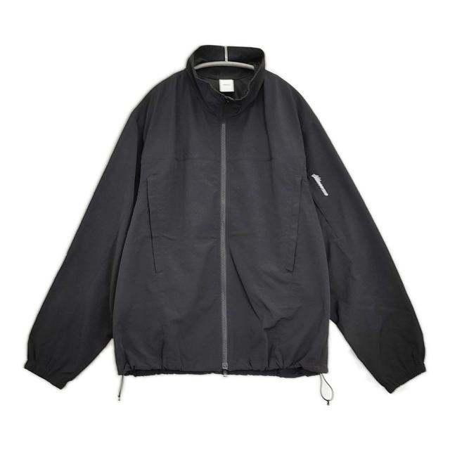 plllllleeeasse プリーズ ナイロントラックジャケット サイズXL スタンドカラー ナイロンジャケット ブラック メンズ【中古】6-0328M♪
