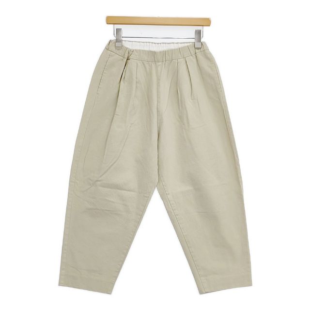 SP STASTNY PRODUKT エシュペー チノクロスタックワイドテーパードパンツ SP44135-6L6 チノパンツ ベージュ レディース【中古】5-0927G∞