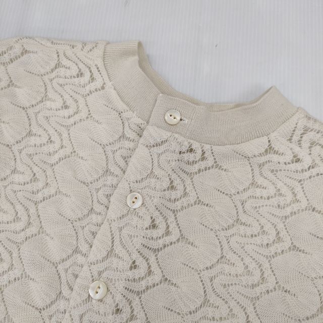 R&D.M.Co- ラッセルレース フレンチスリーブ 6178 ウール ニット  