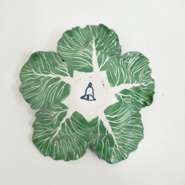DIDIER GARDILLOU キャベツ PORCELAIN CABBAGE FORM BOX AND COVERS 陶器 皿 グリーン【中古】5-1228G♪_4