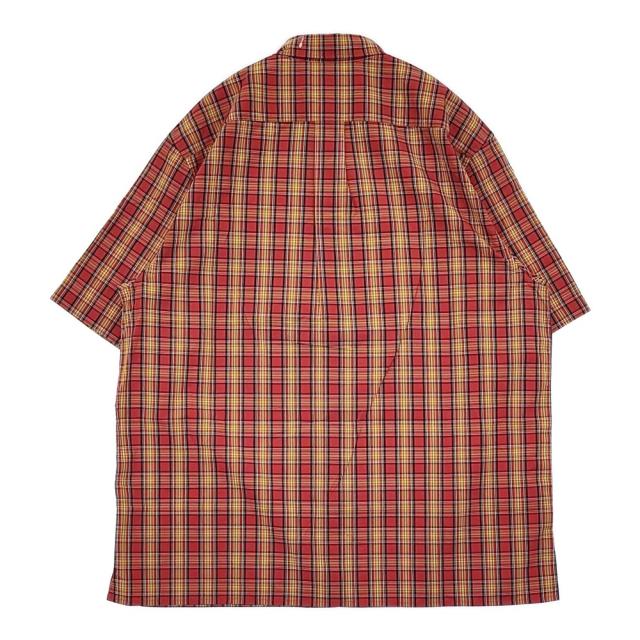 Supreme 新品タグ付き Plaid Short-Sleeve Shirt サイズXL SS25S12 チェック 半袖シャツ 25SS レッド メンズ シュプリーム【中古】5-1219S♪_1