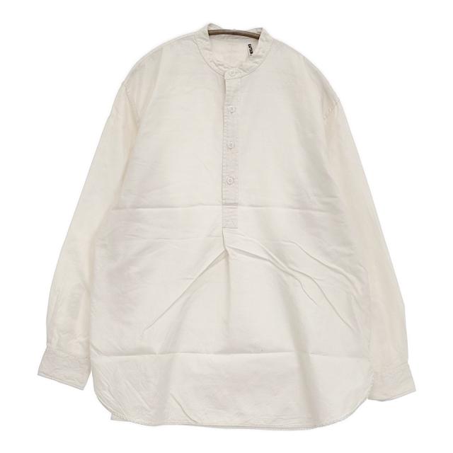 KAPTAIN SUNSHINE Pullover Shirt Finx Cotton Oxford 定価35200円 長袖シャツ 24SS アイボリー メンズ キャプテン サンシャイン【中古】5-0805M♪
