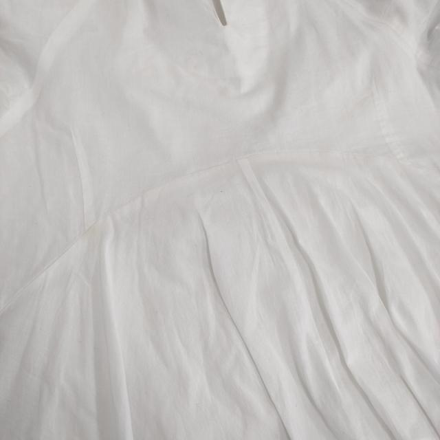 AAYUSHI パフスリーブエンブロイダリーフレアワンピース ベイクルーズ