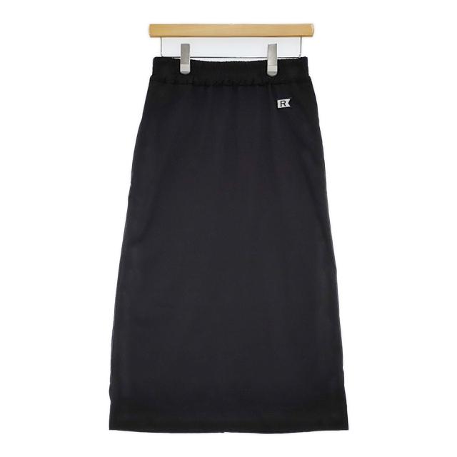 R&D.M.Co- 未使用 ジャージートラックスカート 定価37400円 6415 S ロングスカート ブラック レディース オールドマンズテーラー【中古】5-0930M♪