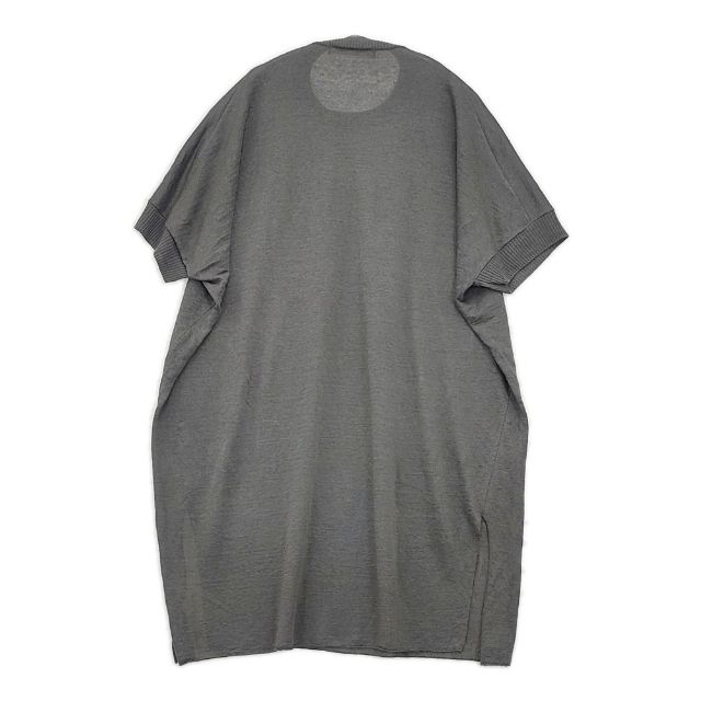 evam eva linen tunic リネンチュニック E251K215 ニット ワンピース 25SS グレー レディース エヴァムエヴァ【中古】6-0411M∞