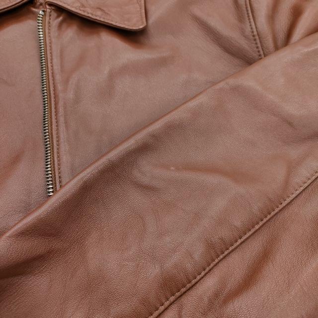 Maison Martin Margiela レザージャケット ここのえ期 アーカイブ 48 ブルゾン 09SS ブラウン メンズ メゾンマルタンマルジェラ【中古】4-1031T♪_5