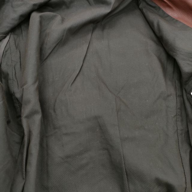 Maison Martin Margiela レザージャケット ここのえ期 アーカイブ 48 ブルゾン 09SS ブラウン メンズ メゾンマルタンマルジェラ【中古】4-1031T♪_6