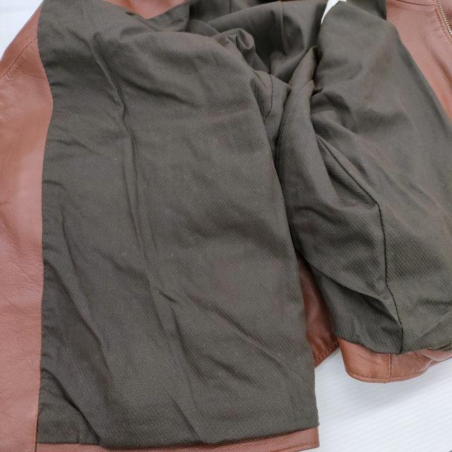 Maison Martin Margiela レザージャケット ここのえ期 アーカイブ 48 ブルゾン 09SS ブラウン メンズ メゾンマルタンマルジェラ【中古】4-1031T♪_7