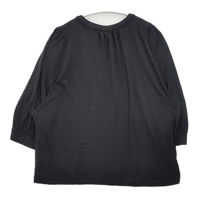 mina perhonen tarn シルク コットン ys8421 Ｔシャツ カットソー ブラック レディース ミナペルホネン【中古】6-0502S∞_1
