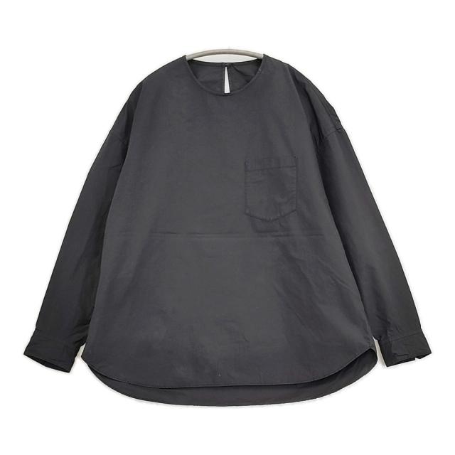 ゴーシュ ピマタイプライター 丸首ブラウス 定価28600円 G254-B035 サイズ2 ブラウス シャツ 25AW ブラック レディース ゴーシュ【中古】6-0505M♪