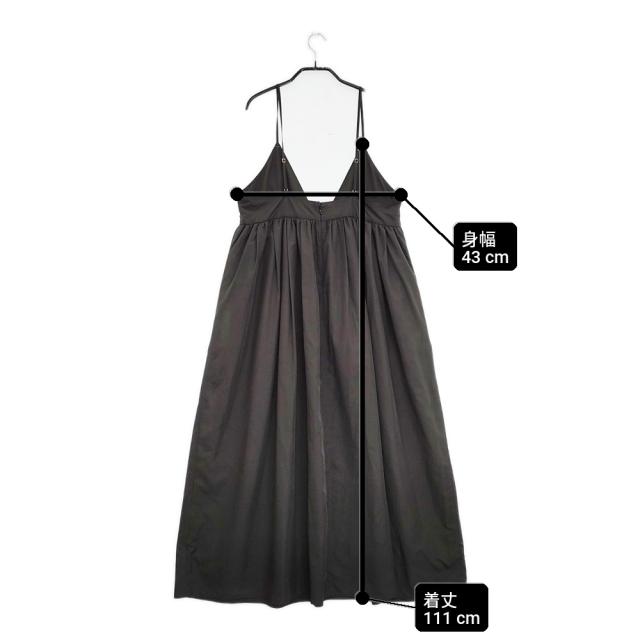 SLOBE IENA タフタギャザーキャミワンピース 大きさ38 必要経費13200円 衣装 26SS 黒いこと レディース スローブイエナ【中古】6-0505M♪