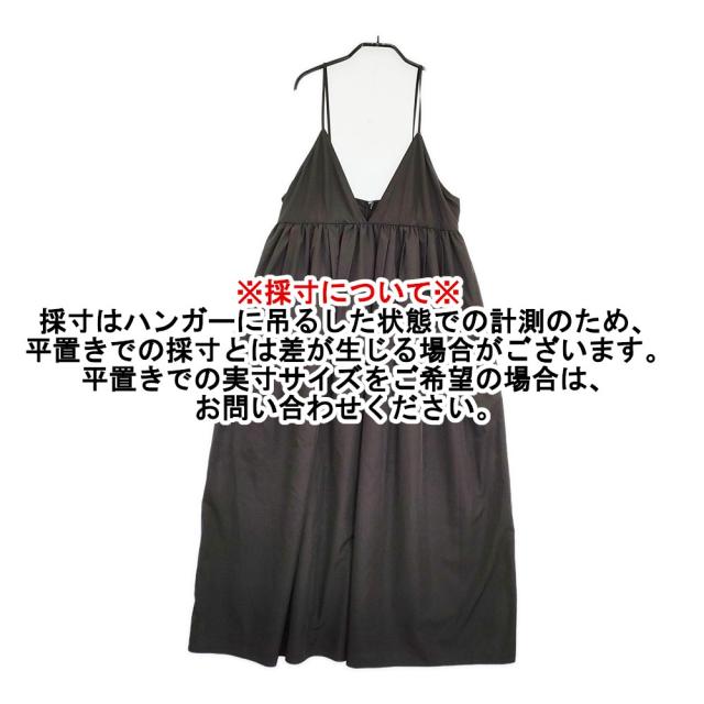 SLOBE IENA タフタギャザーキャミワンピース 大きさ38 必要経費13200円 衣装 26SS 黒いこと レディース スローブイエナ【中古】6-0505M♪
