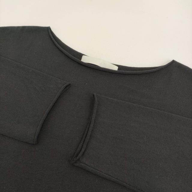 evam eva cotton pullover コットンプルオーバー E261K095 サイズM ニット 26SS ブラック レディース エヴァムエヴァ【中古】6-0320M♪_3