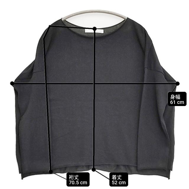 evam eva cotton pullover コットンプルオーバー E261K095 サイズM ニット 26SS ブラック レディース エヴァムエヴァ【中古】6-0320M♪_5
