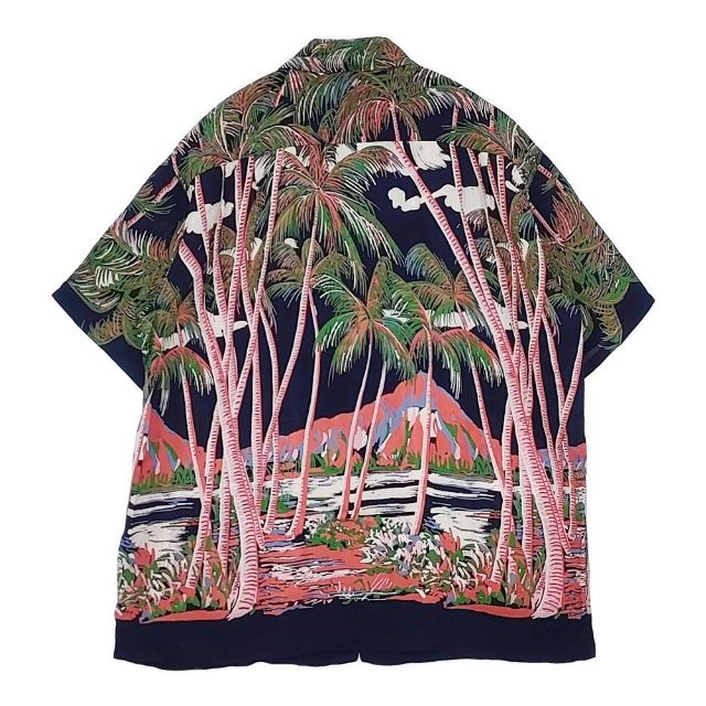 東洋エンタープライズ DUKE KAHANAMOKU COCONUT PALMS &amp; DIAMOND HEAD アロハ 半袖シャツ マルチカラー メンズ トーヨーエンタープライズ【中古】6-0601S∞_1