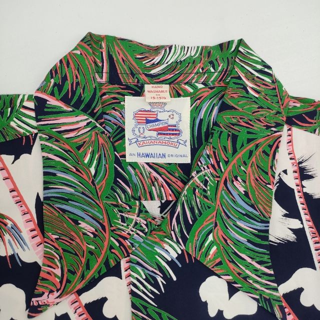 東洋エンタープライズ DUKE KAHANAMOKU COCONUT PALMS &amp; DIAMOND HEAD アロハ 半袖シャツ マルチカラー メンズ トーヨーエンタープライズ【中古】6-0601S∞_2