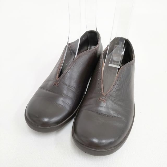 CAMPER SPIRAL COMET スパイラルコメット サイズ36 パンプス ブラウン レディース カンペール【中古】6-0605G◎
