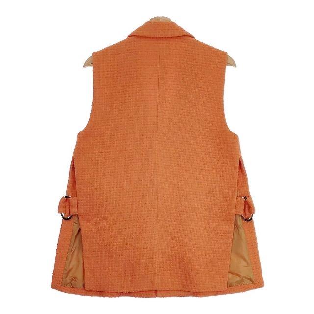 Diagram 未使用品 0323357115 サイドリングベスト サイズ2-36 定価42000円 ベスト オレンジ レディース ダイアグラム【中古】4-1006T♪ Diagram 未使用品 0323357115 サイドリングベスト サイズ2-36 定価