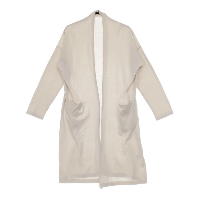evam eva E221K027 コットンローブ 定価29700円 羽織 カーディガン アイボリー レディース エヴァムエヴァ【中古】5-0310M△